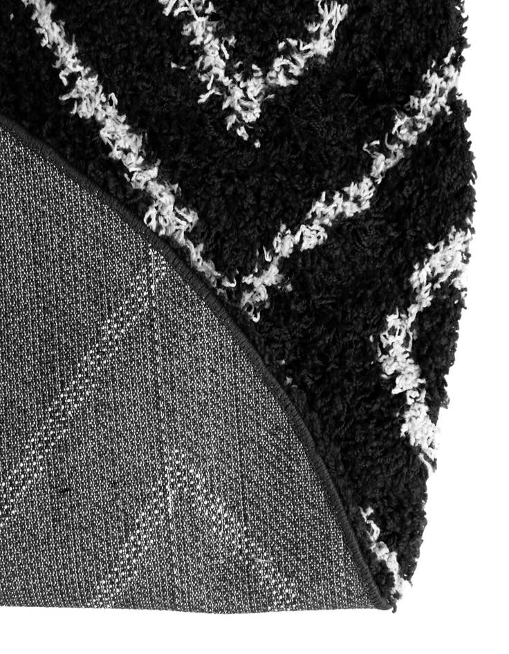 Detail image of  6' x 6' Lattice Shag Round Rug