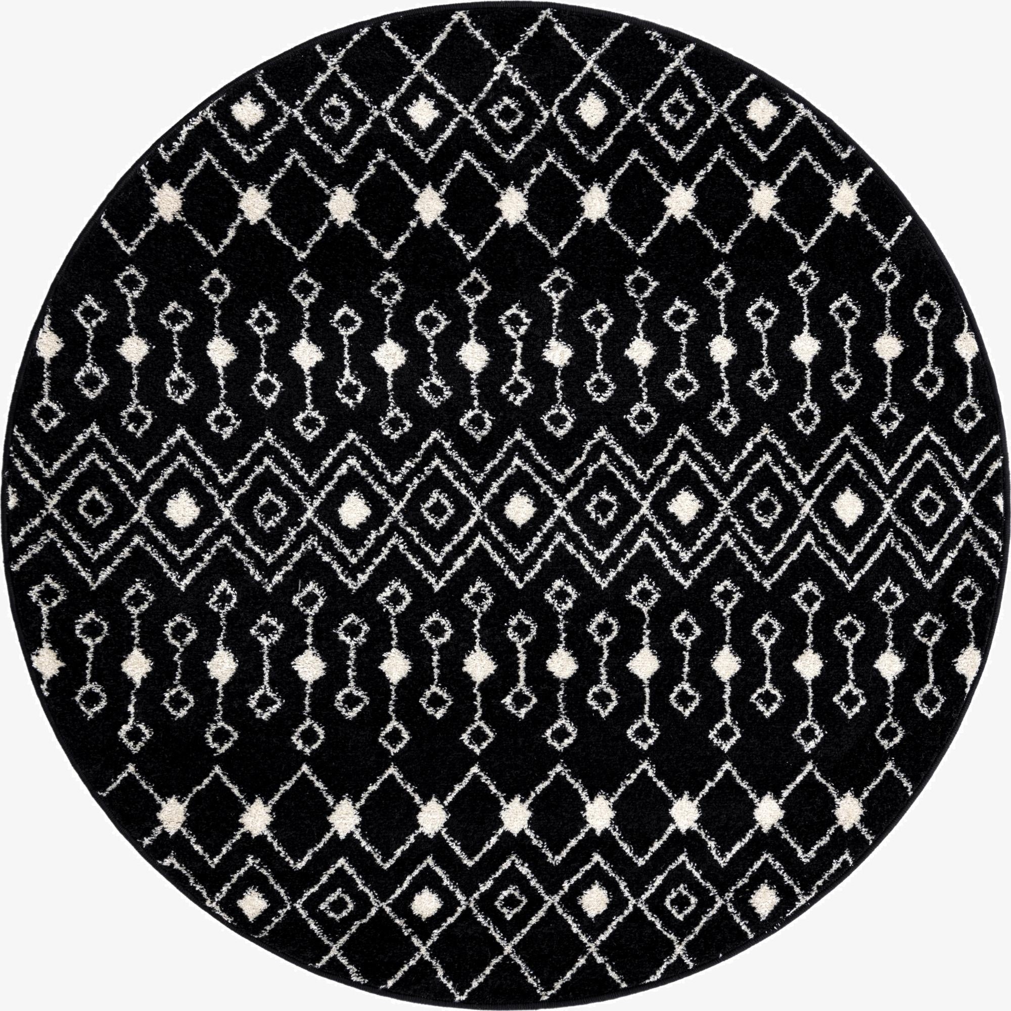  5' 3 x 5' 3 Moroccan Trellis Round Rug