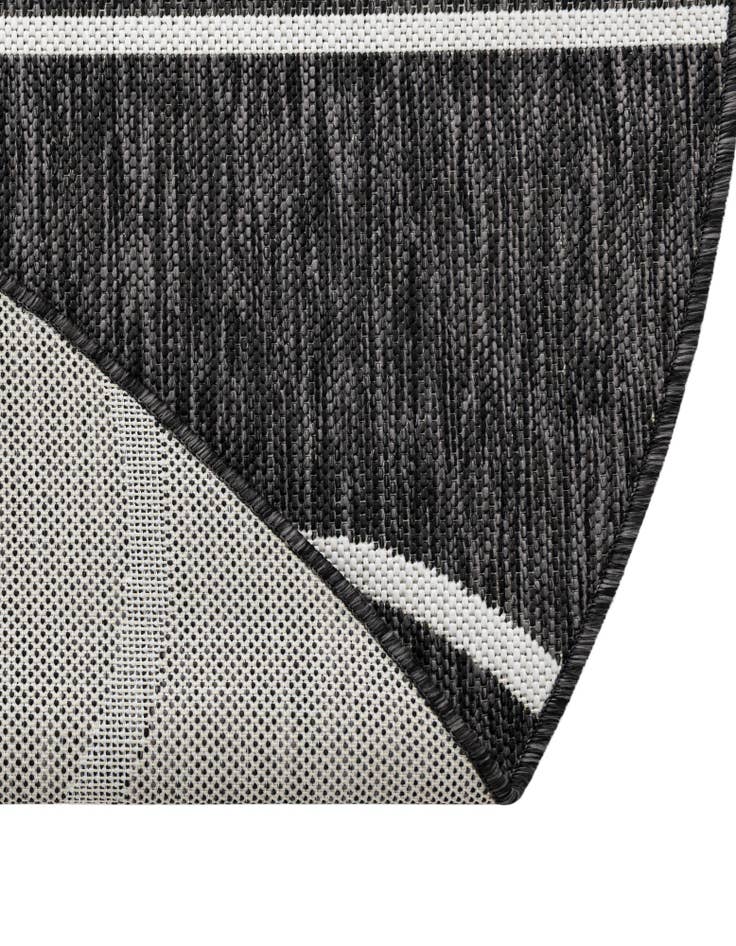 Detail image of  10' x 10'  Washable Modern Indoor / Outdoor Round Rug