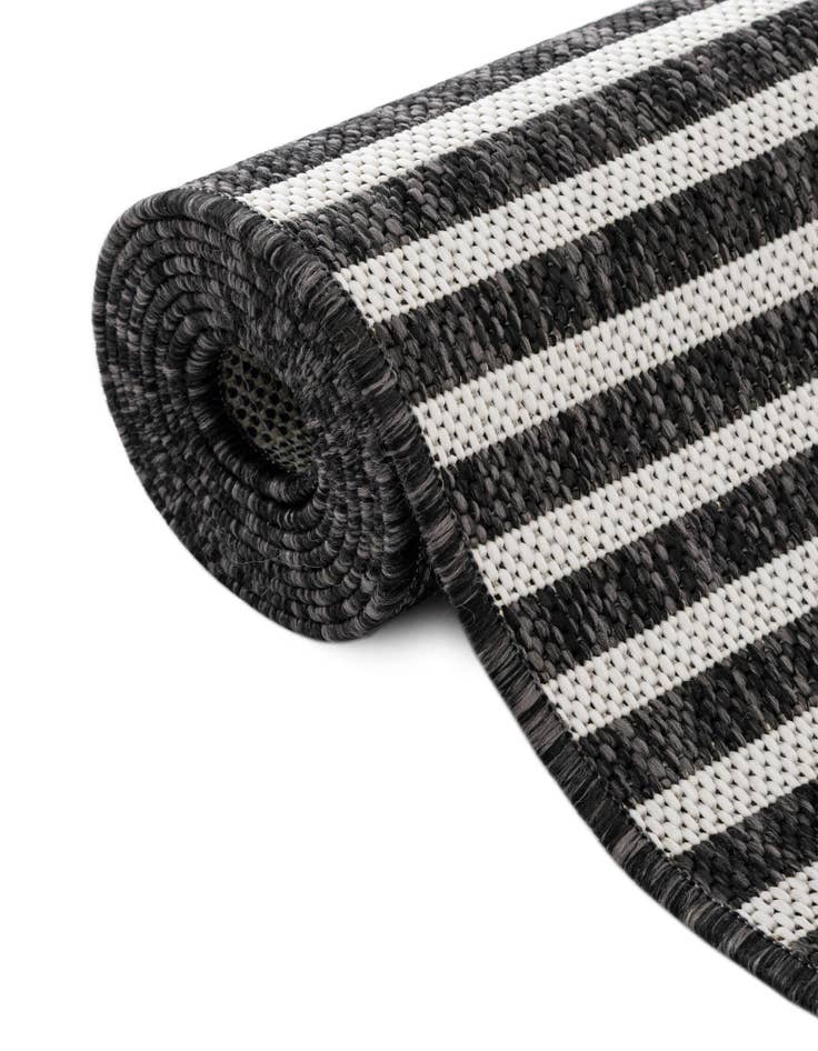 Detail image of  10' x 10'  Washable Modern Indoor / Outdoor Round Rug