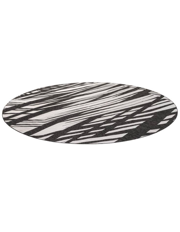 Detail image of  13' x 13'  Washable Modern Indoor / Outdoor Round Rug