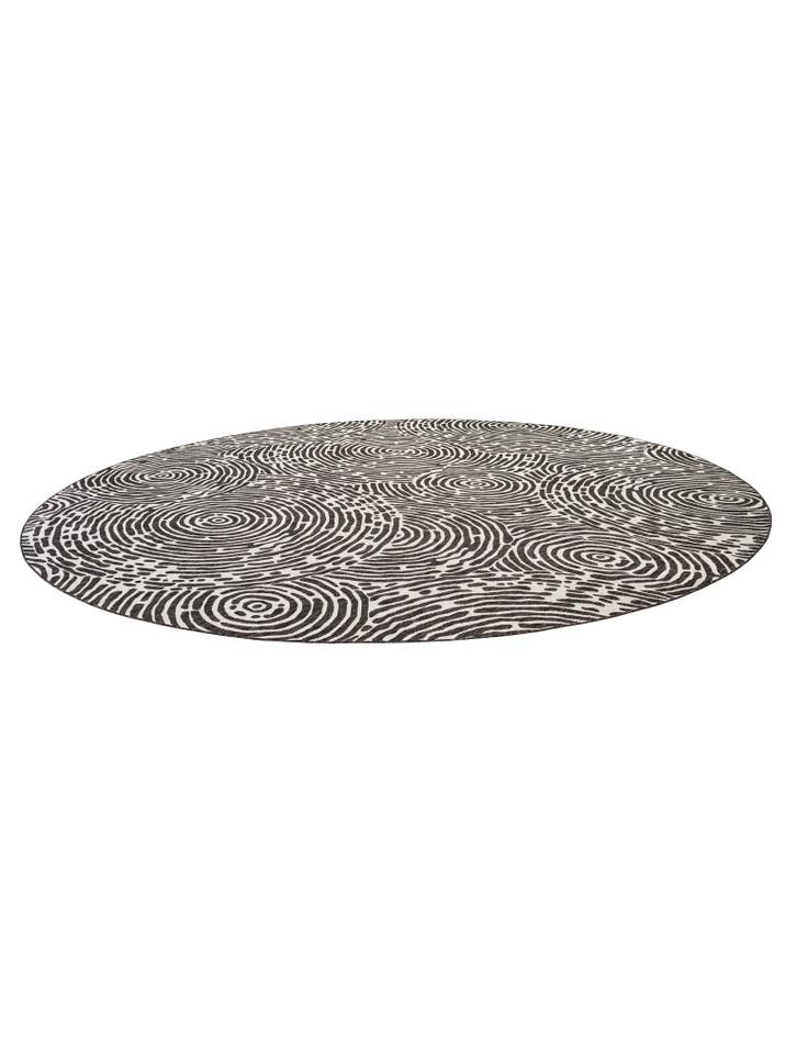 Detail image of  13' x 13'  Washable Modern Indoor / Outdoor Round Rug