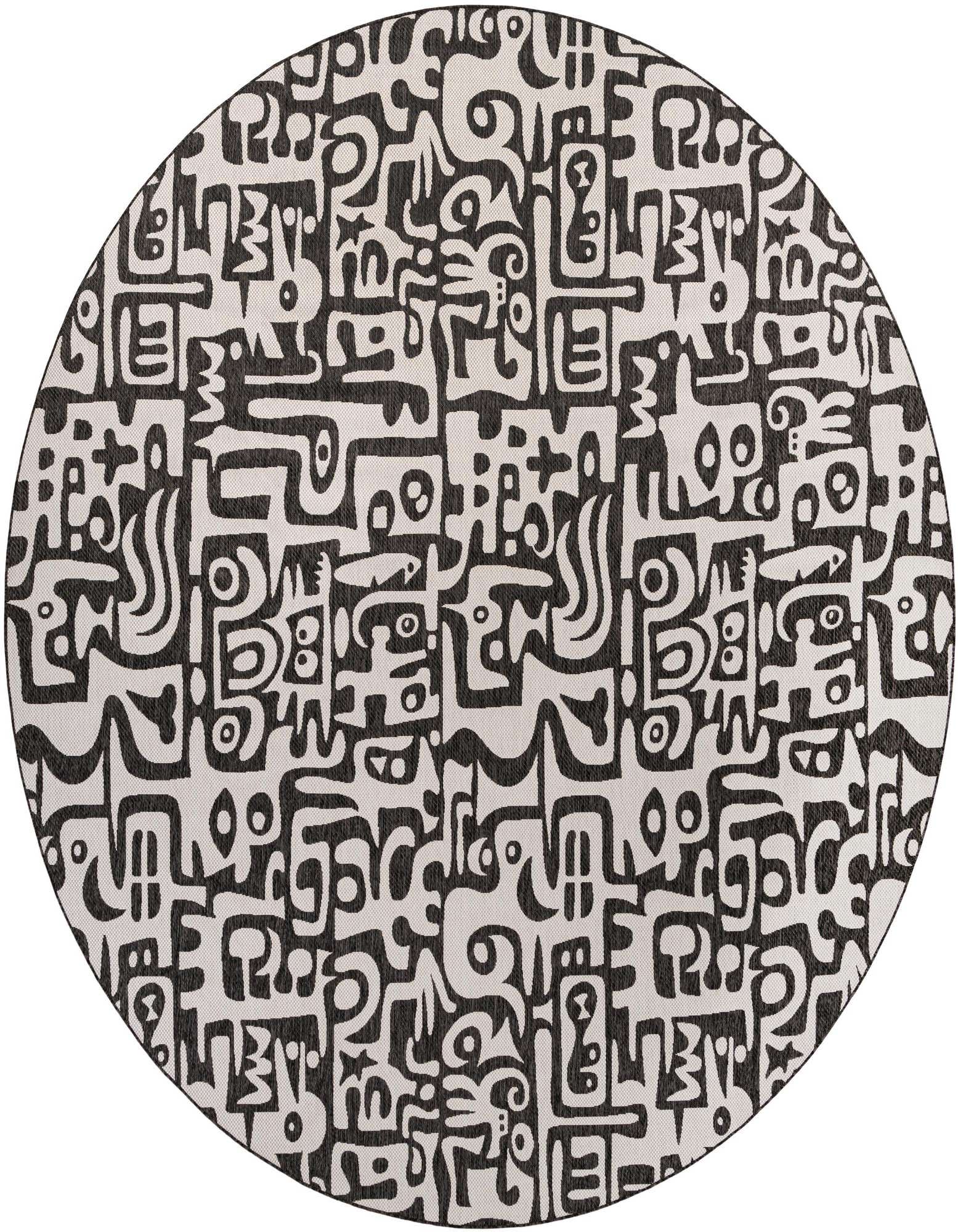 Primary image  13' x 13'  Washable Modern Indoor / Outdoor Round Rug