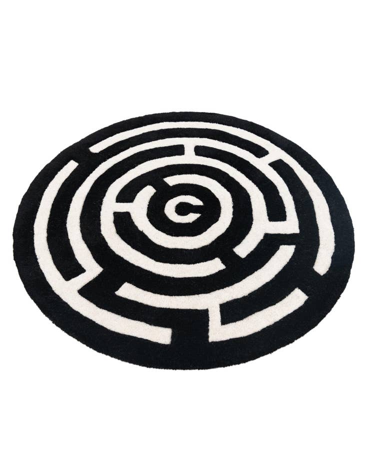 Detail image of  3' x 3' Playtime Kids Wool Round Rug