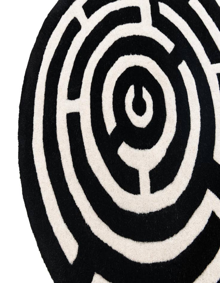 Detail image of  3' x 3' Playtime Kids Wool Round Rug