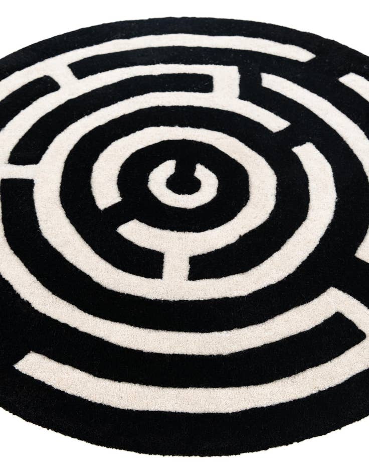 Detail image of  3' x 3' Playtime Kids Wool Round Rug