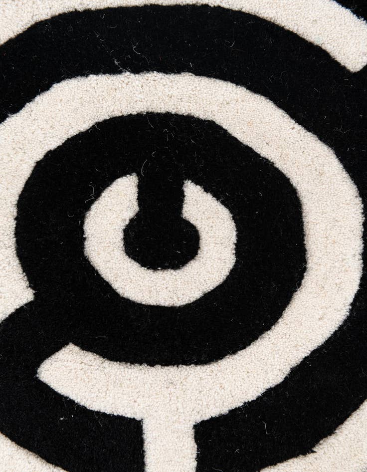 Detail image of  3' x 3' Playtime Kids Wool Round Rug