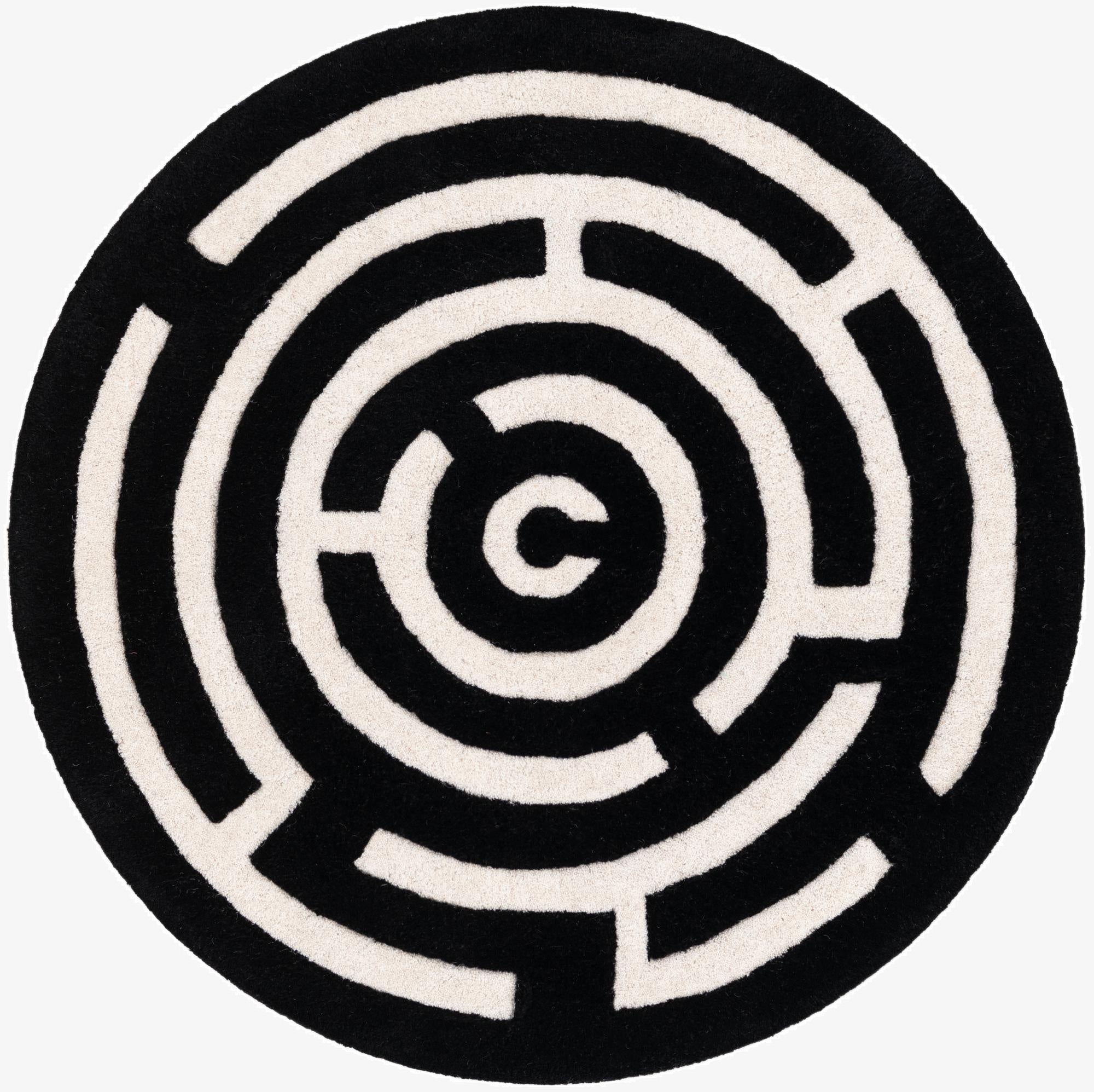  3' x 3' Playtime Kids Wool Round Rug