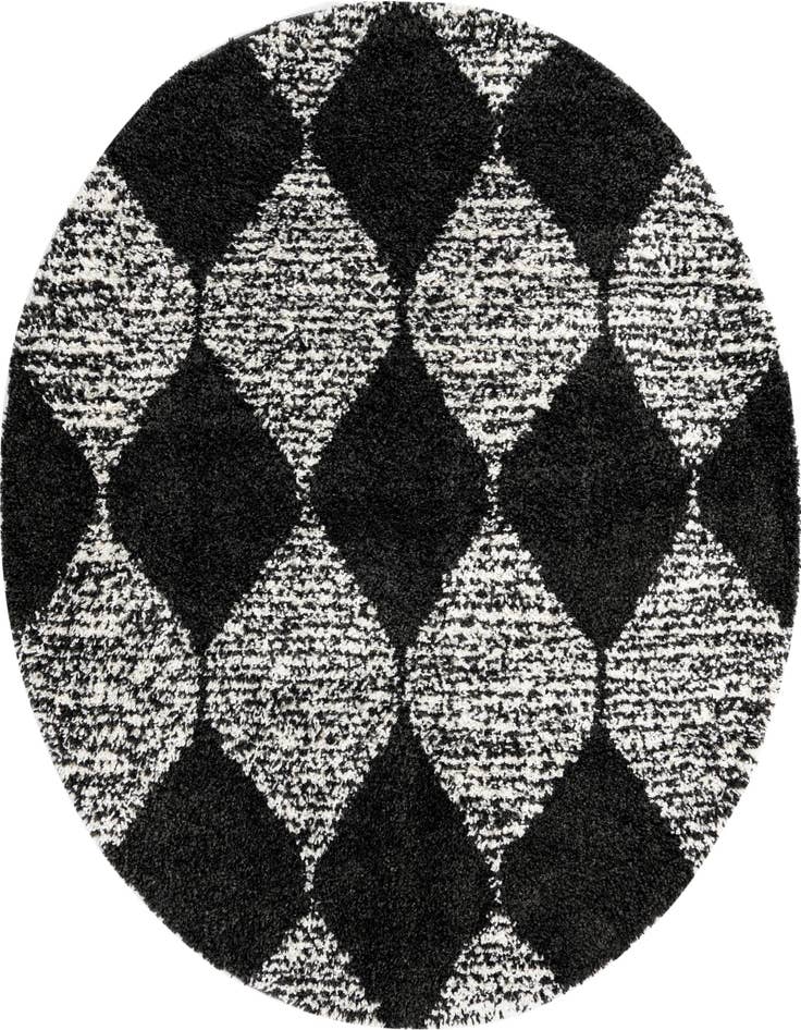 Detail image of  7' x 7' Serenity Shag Round Rug