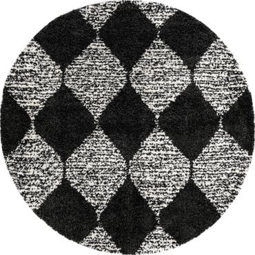  7' x 7' Serenity Shag Round Rug