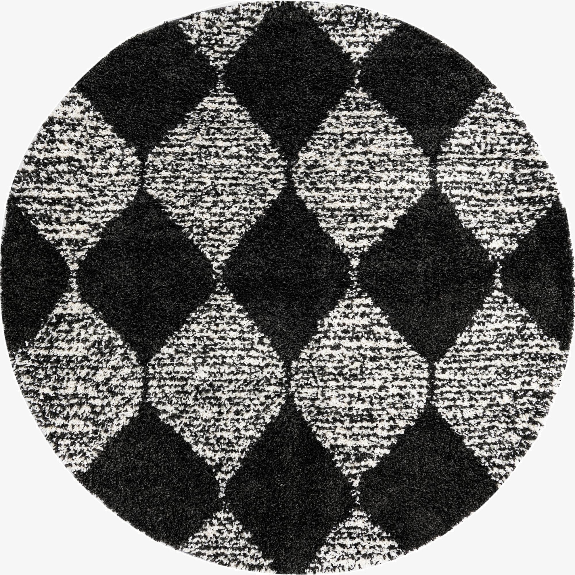  7' x 7' Serenity Shag Round Rug