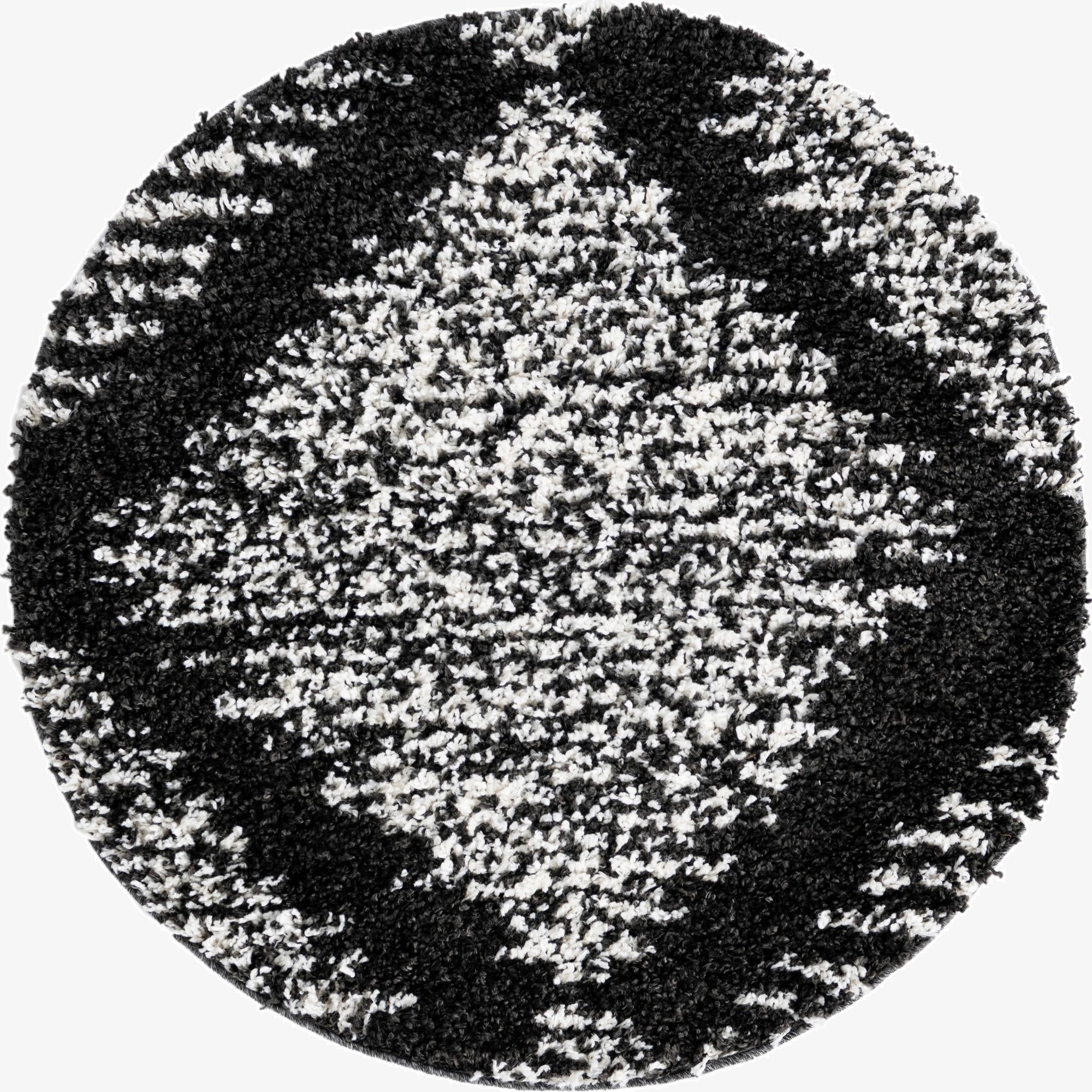  3' 3 x 3' 3 Serenity Shag Round Rug