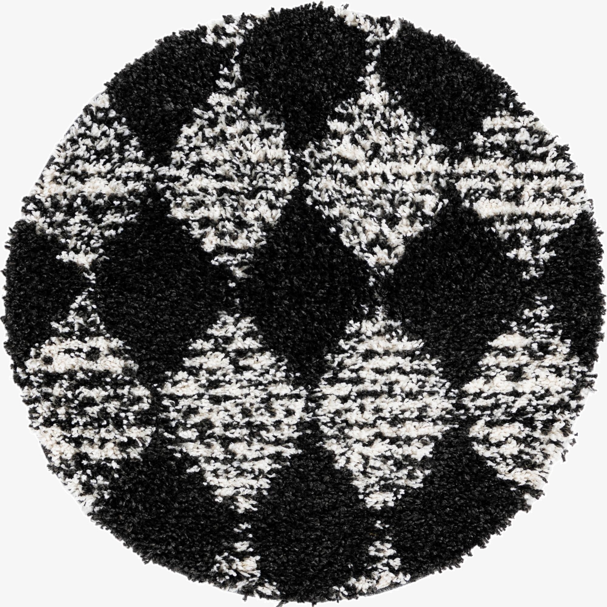  3' 3 x 3' 3 Serenity Shag Round Rug