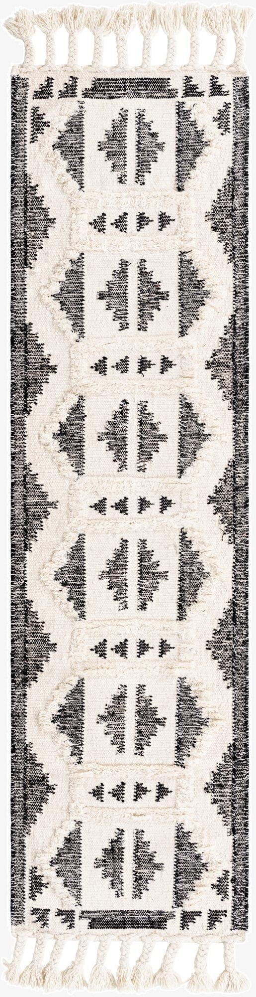  2' 2 x 8' 2  Hand Woven Arizona Wool Runner Rug