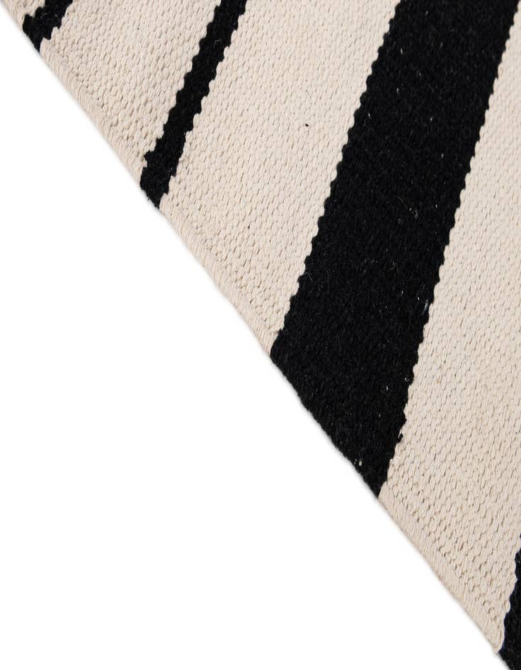 Detail image of  3' 1 x 6' 7  Hand Woven Chindi Cotton Runner Rug