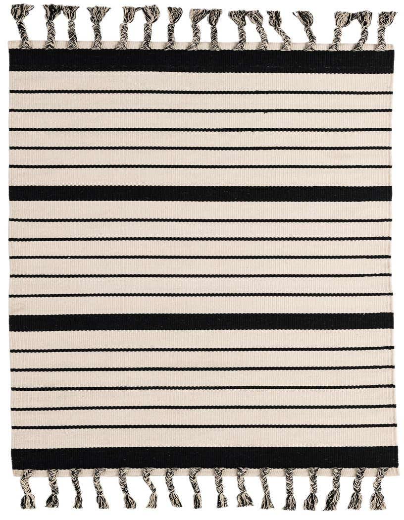 Primary image  3' 1 x 6' 7  Hand Woven Chindi Cotton Runner Rug