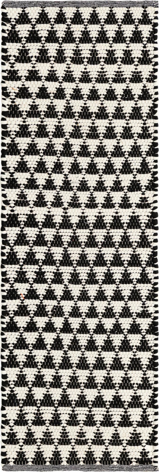  2' 2 x 6' 1  Hand Woven Chindi Jute Runner Rug