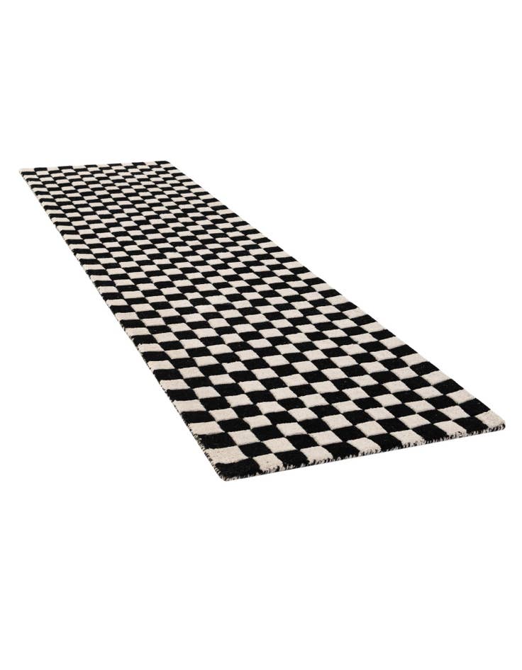 Detail image of  2' x 8' Hand Tufted Wool Runner Rug