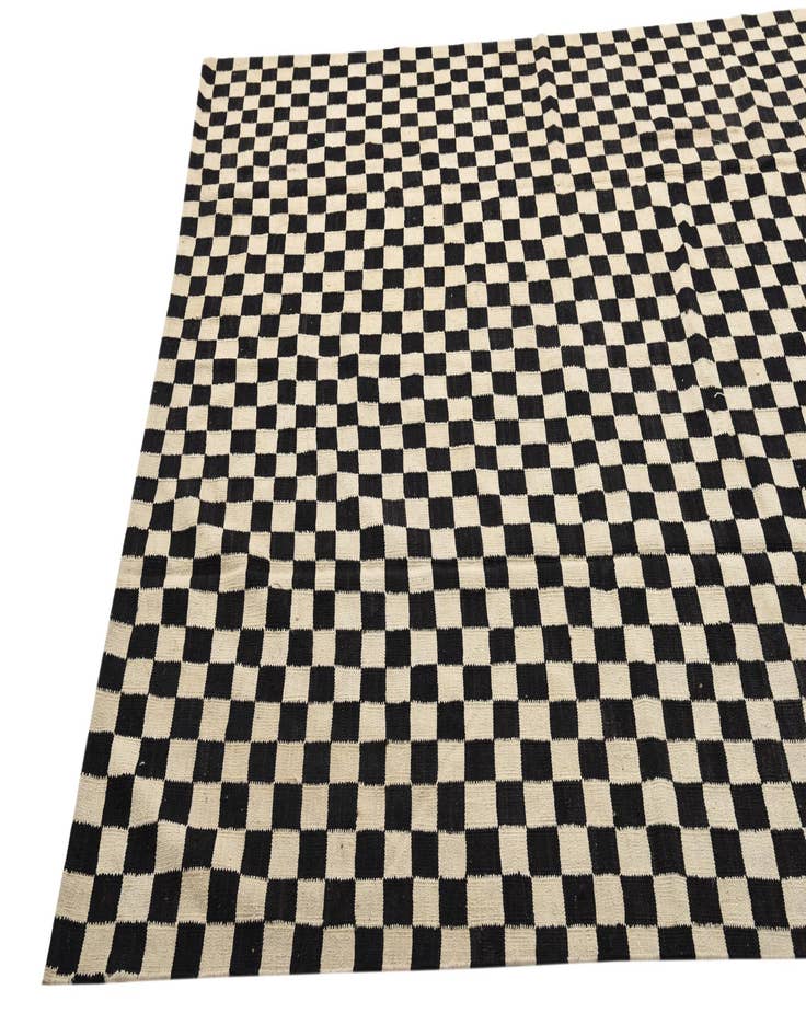 Detail image of  8' 3 x 16' 1  Hand Woven Kilim Modern Wool Runner Rug