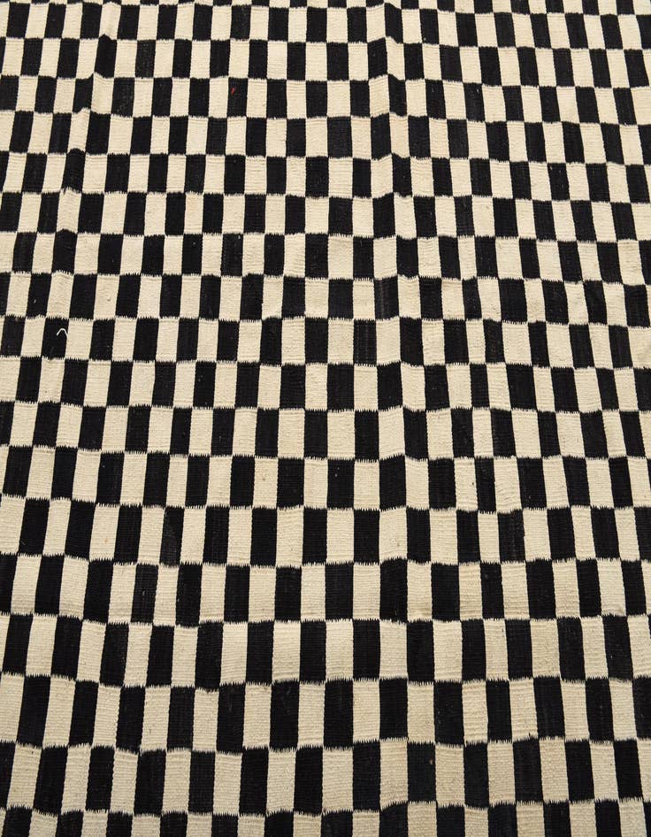 Detail image of  8' 3 x 16' 1  Hand Woven Kilim Modern Wool Runner Rug