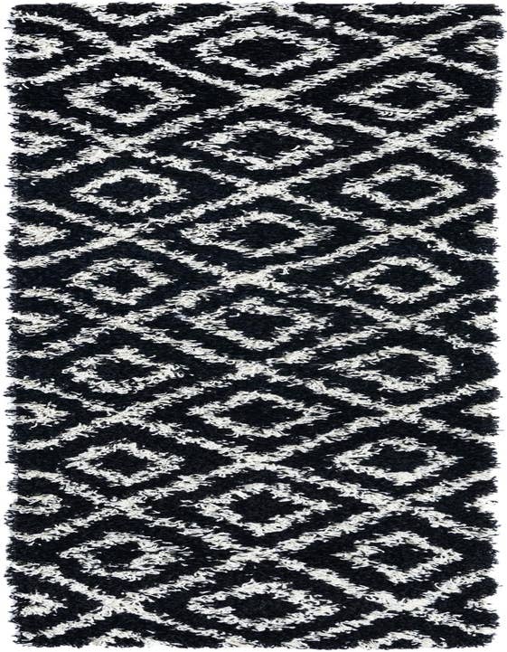Detail image of  2' x 8' Lattice Shag Runner Rug