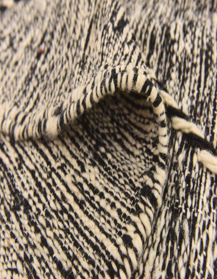 Detail image of  5' 4 x 9' 6  Hand Knotted Moroccan Wool Runner Rug