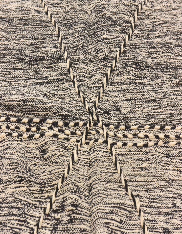 Detail image of  5' 4 x 9' 6  Hand Knotted Moroccan Wool Runner Rug