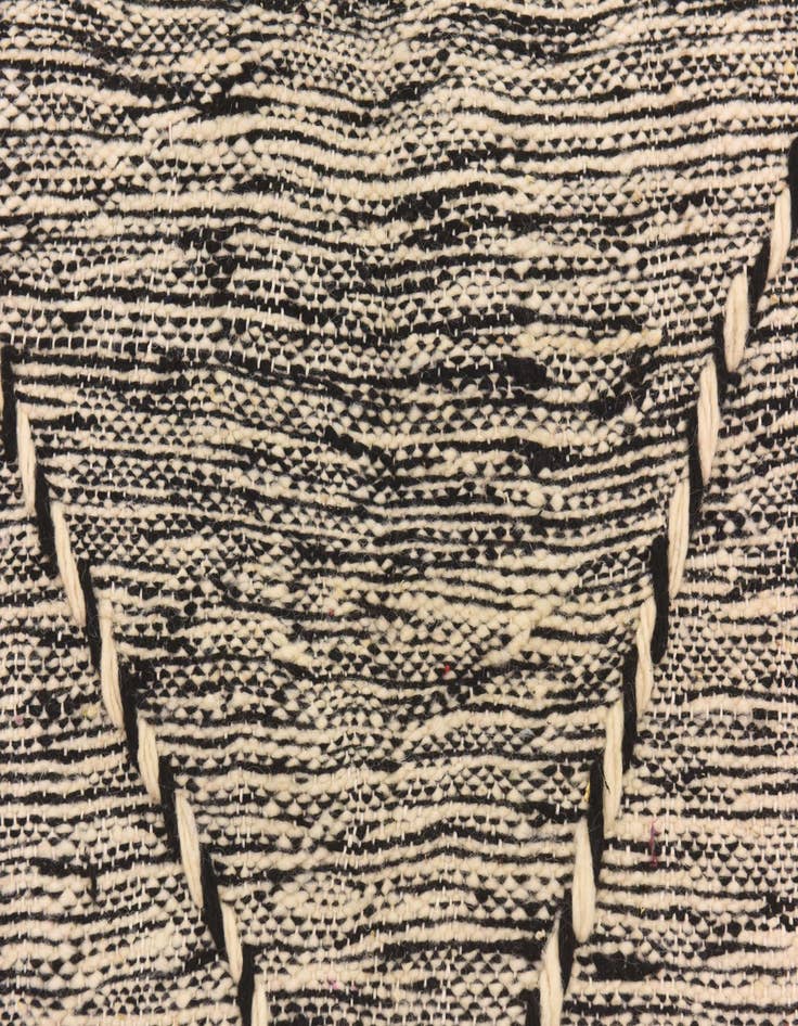 Detail image of  5' 4 x 9' 6  Hand Knotted Moroccan Wool Runner Rug