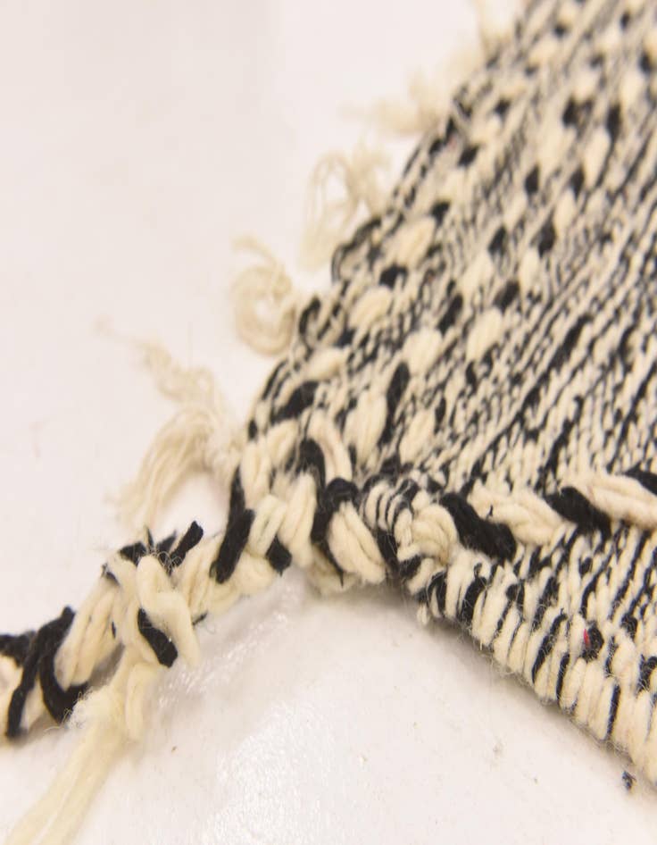 Detail image of  5' 4 x 9' 6  Hand Knotted Moroccan Wool Runner Rug