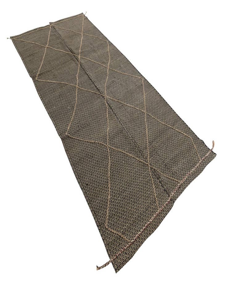 Detail image of  5' 6 x 11' 9  Hand Knotted Moroccan Wool Runner Rug