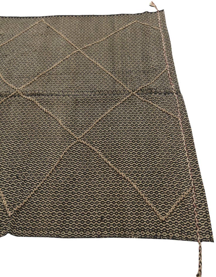 Detail image of  5' 6 x 11' 9  Hand Knotted Moroccan Wool Runner Rug