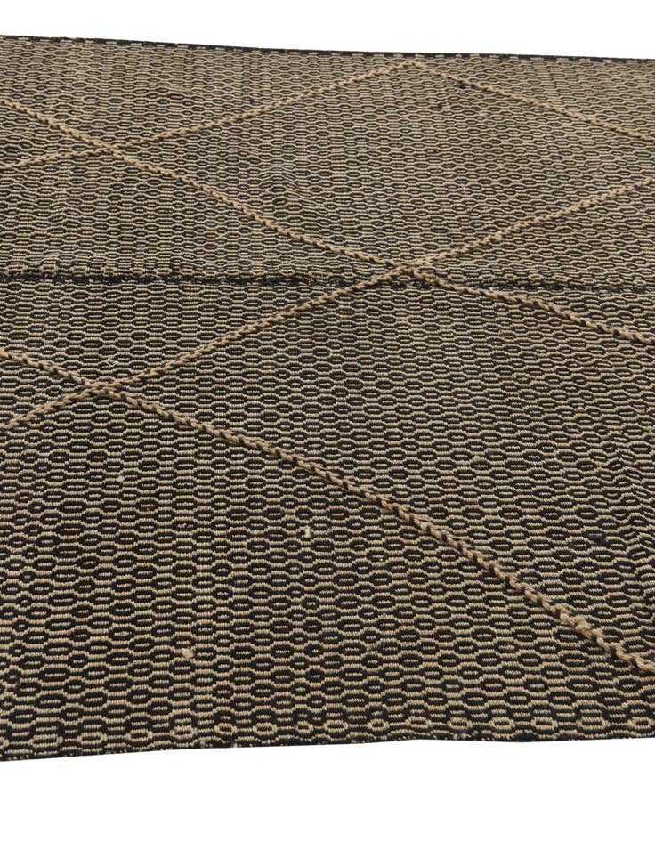 Detail image of  5' 6 x 11' 9  Hand Knotted Moroccan Wool Runner Rug