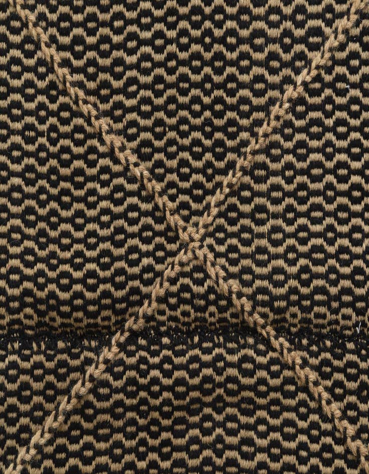 Detail image of  5' 6 x 11' 9  Hand Knotted Moroccan Wool Runner Rug