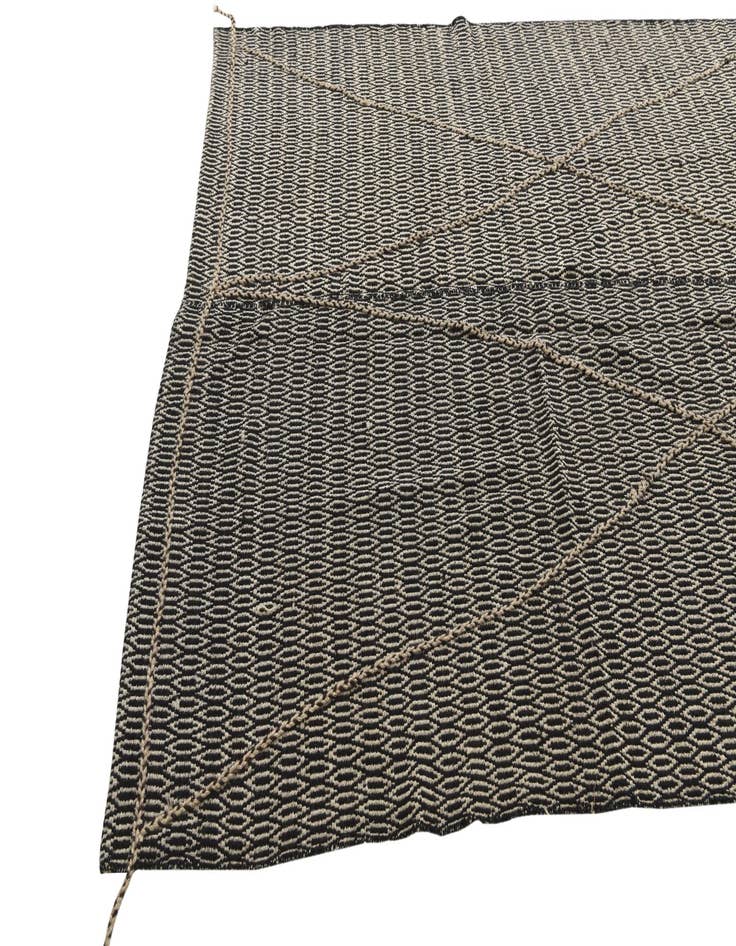 Detail image of  6' 6 x 14' 6  Hand Knotted Moroccan Wool Runner Rug