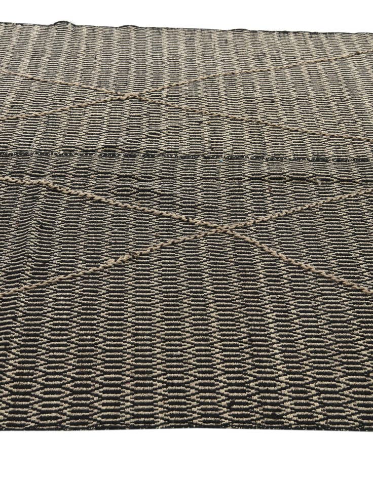 Detail image of  6' 6 x 14' 6  Hand Knotted Moroccan Wool Runner Rug