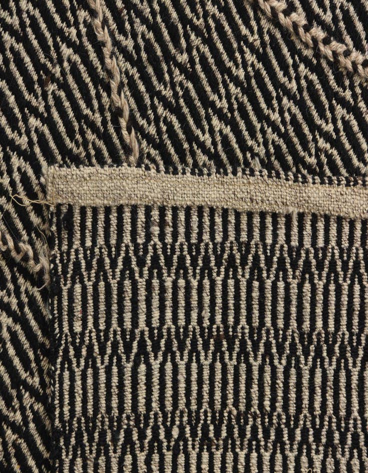 Detail image of  6' 6 x 14' 6  Hand Knotted Moroccan Wool Runner Rug