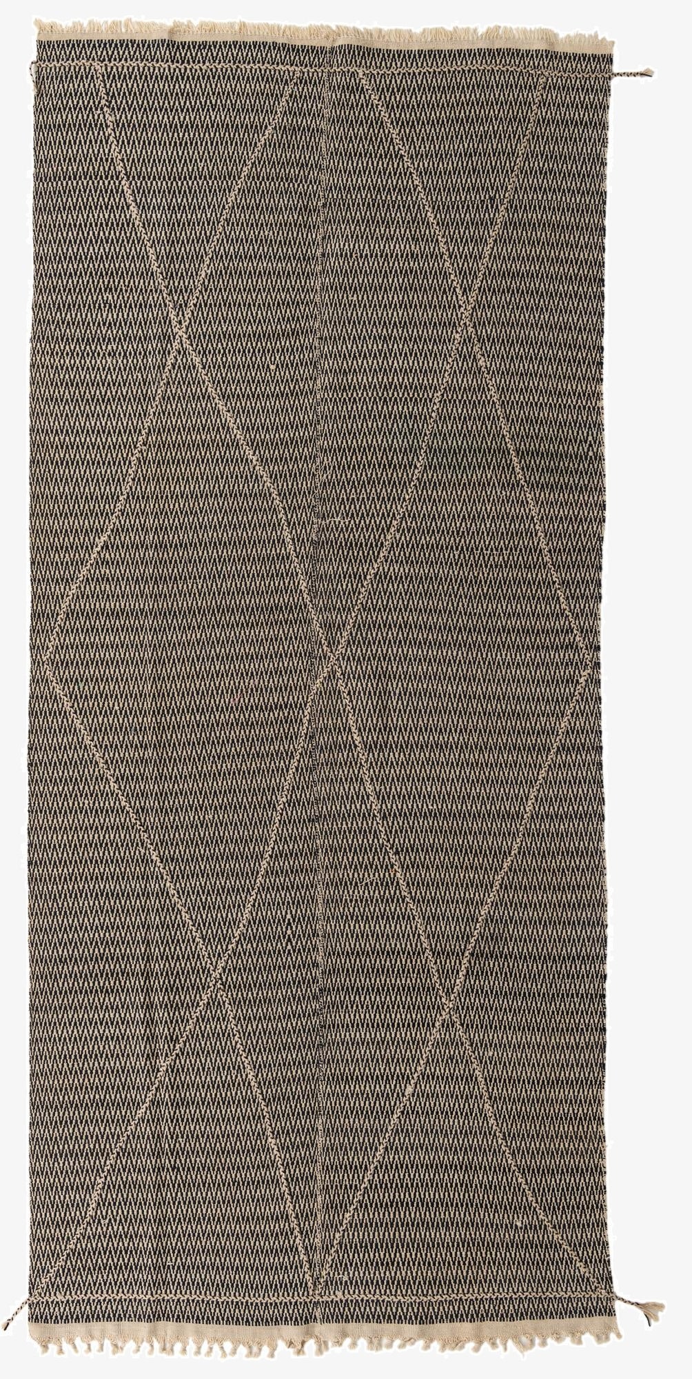  6' 6 x 14' 5  Hand Knotted Moroccan Wool Runner Rug