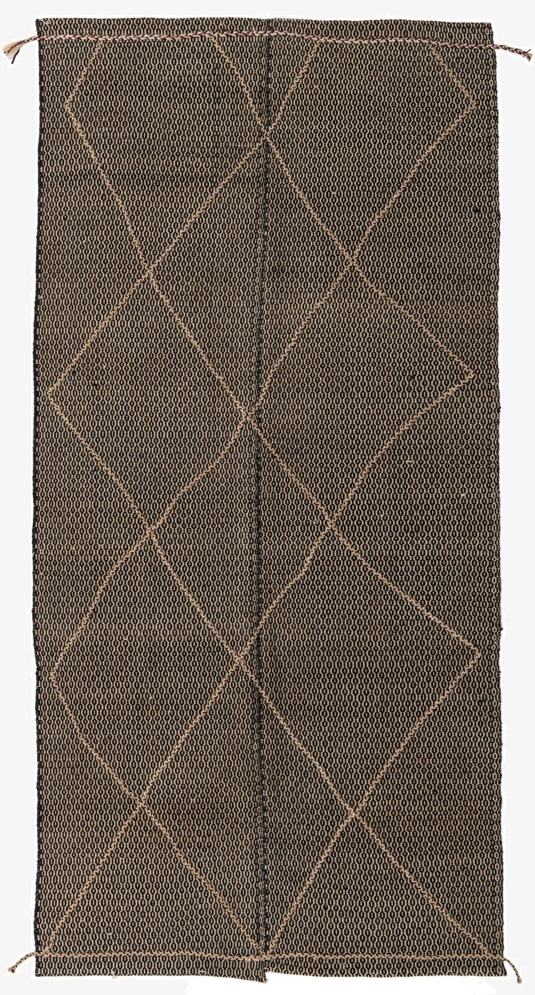  5' 6 x 11' 9  Hand Knotted Moroccan Wool Runner Rug