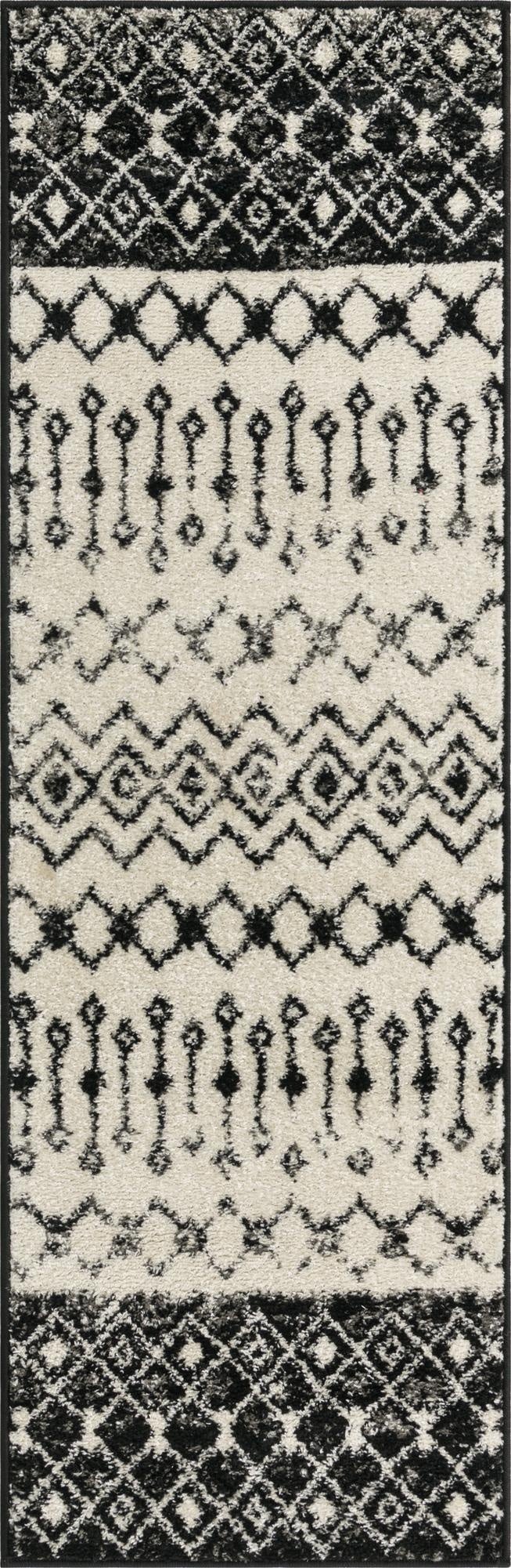  2' x 6' Moroccan Trellis Runner Rug