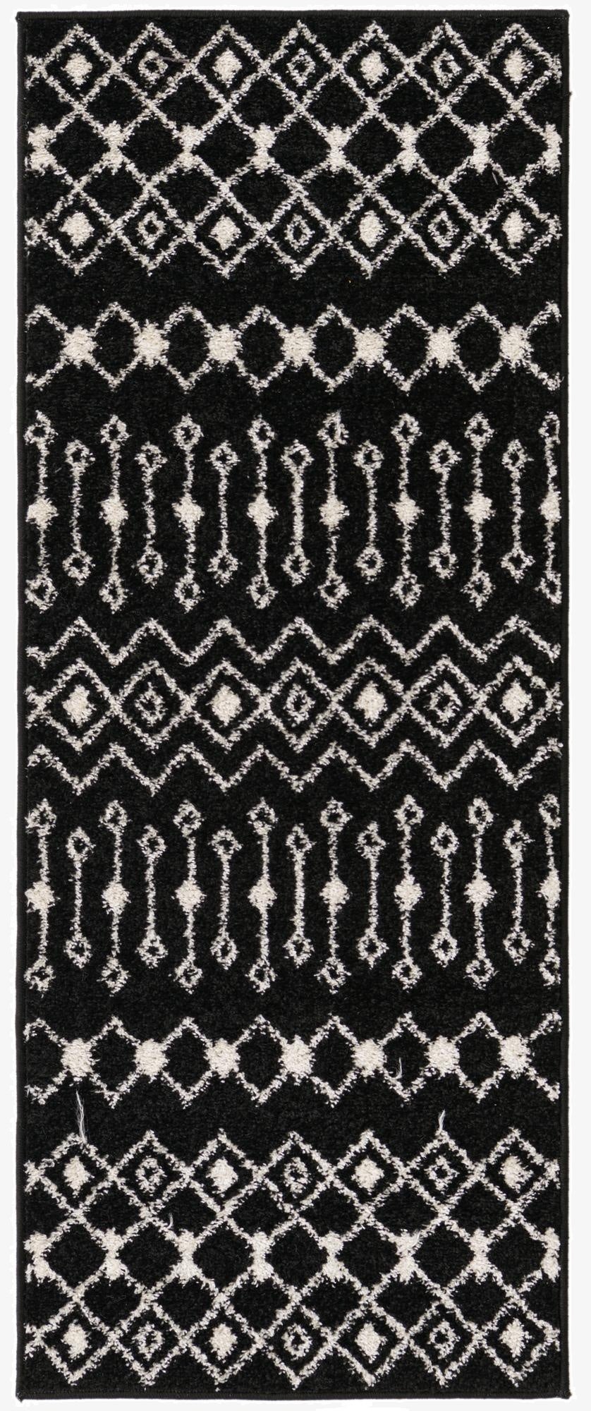  2' x 5' 3 Moroccan Trellis Runner Rug