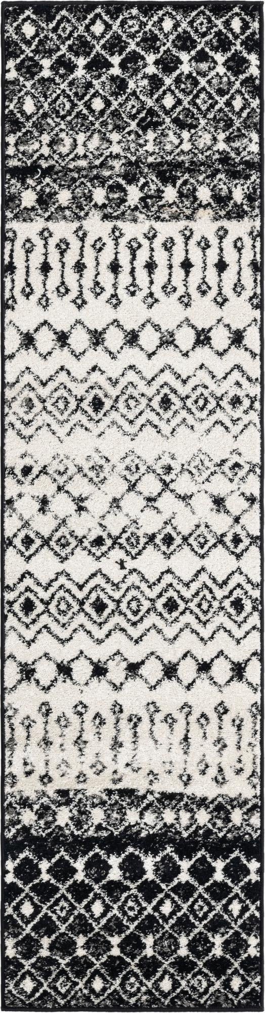  2' x 8' Moroccan Trellis Runner Rug