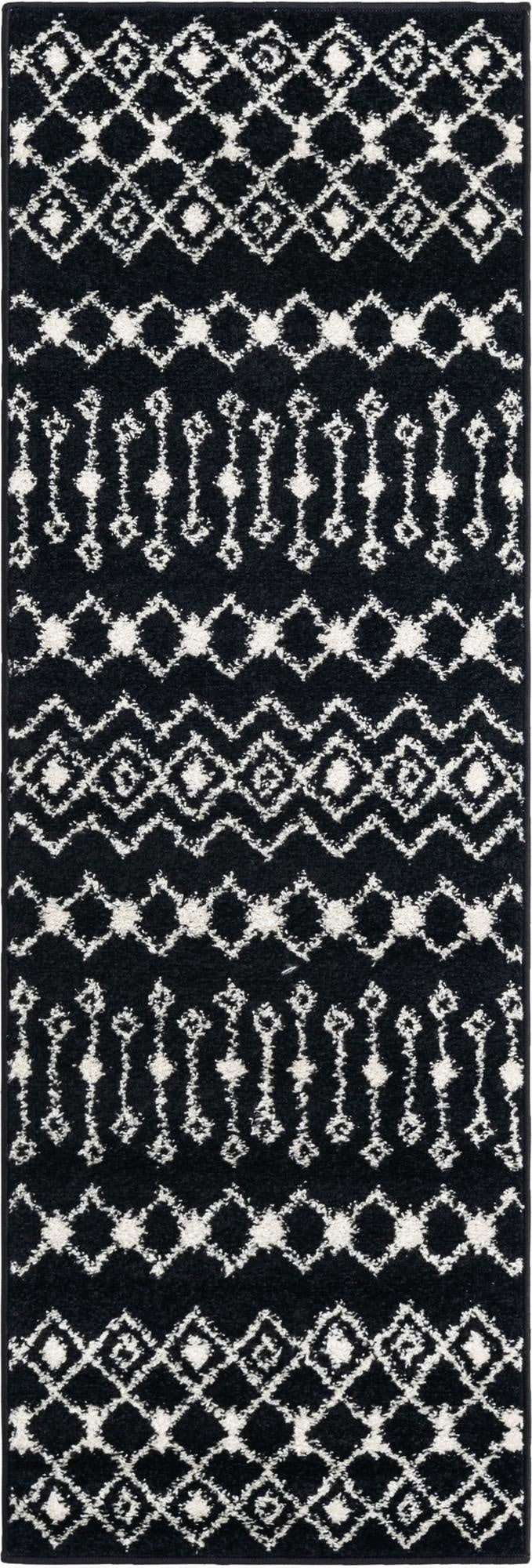  2' x 6' Moroccan Trellis Runner Rug