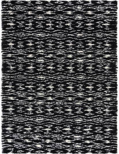 Detail image of  3' 3 x 16' 5 Moroccan Trellis Shag Runner Rug