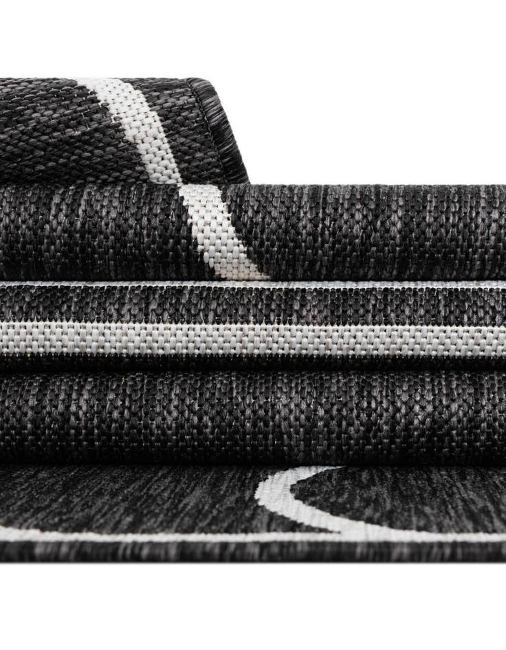 Detail image of  2' x 5' 3  Washable Modern Indoor / Outdoor Runner Rug