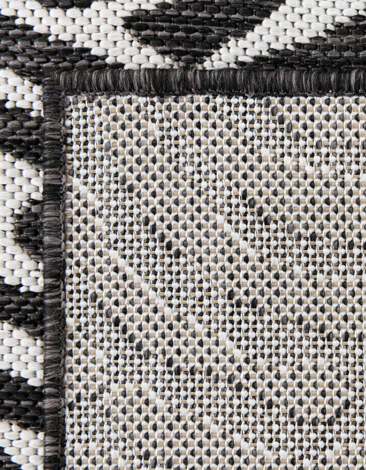 Detail image of  2' x 6'  Washable Modern Indoor / Outdoor Runner Rug