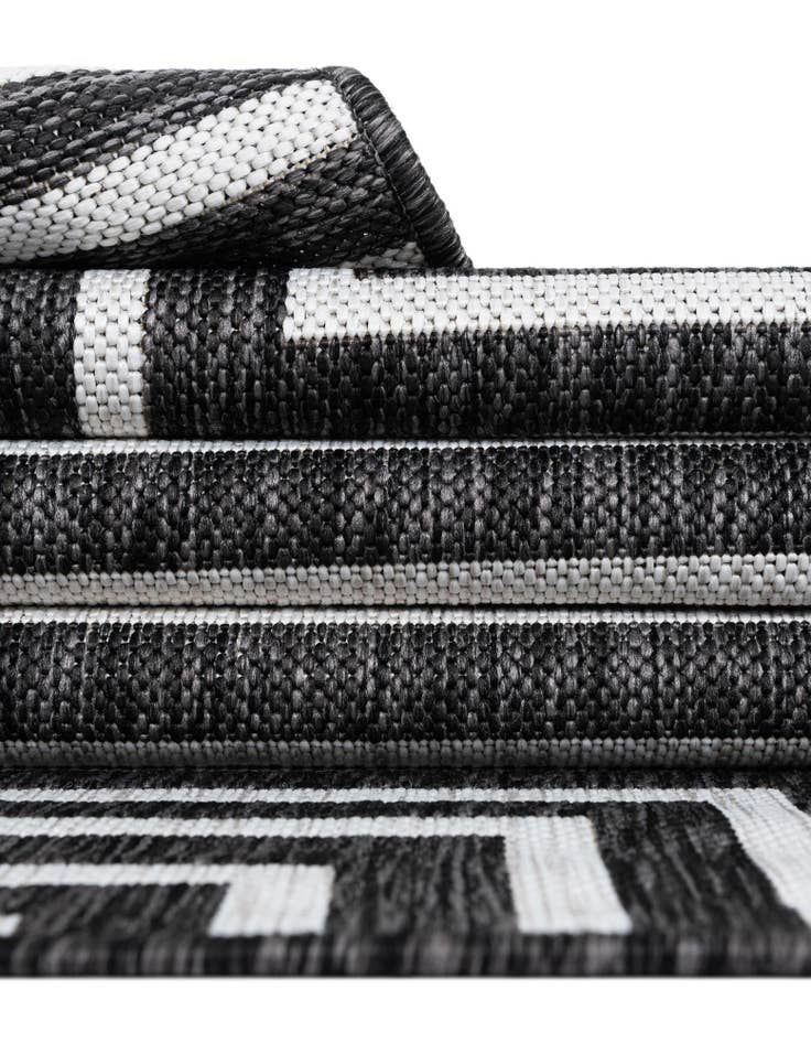 Detail image of  2' 7 x 12'  Washable Modern Indoor / Outdoor Runner Rug