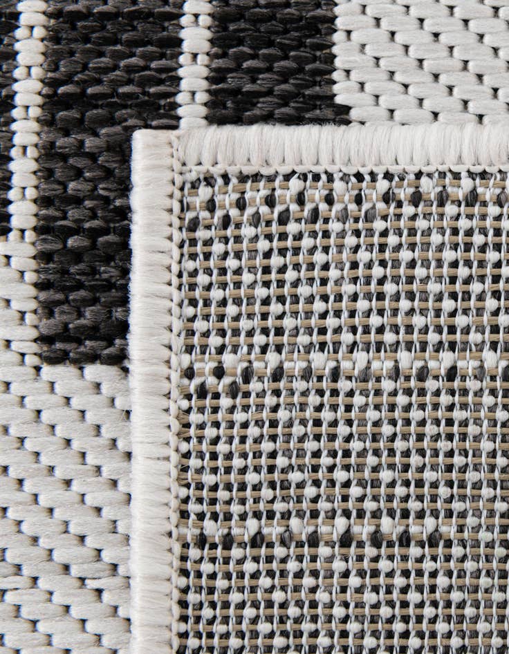 Detail image of  2' x 5' 3  Washable Modern Indoor / Outdoor Runner Rug
