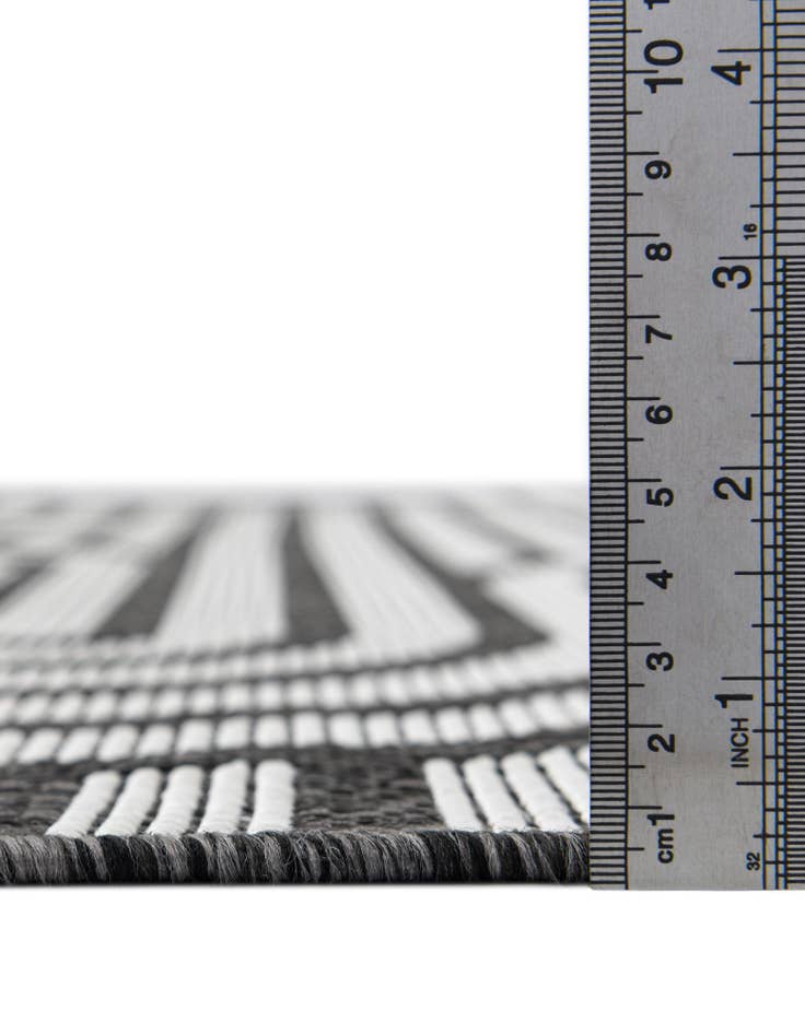 Detail image of  2' x 5' 3  Washable Modern Indoor / Outdoor Runner Rug