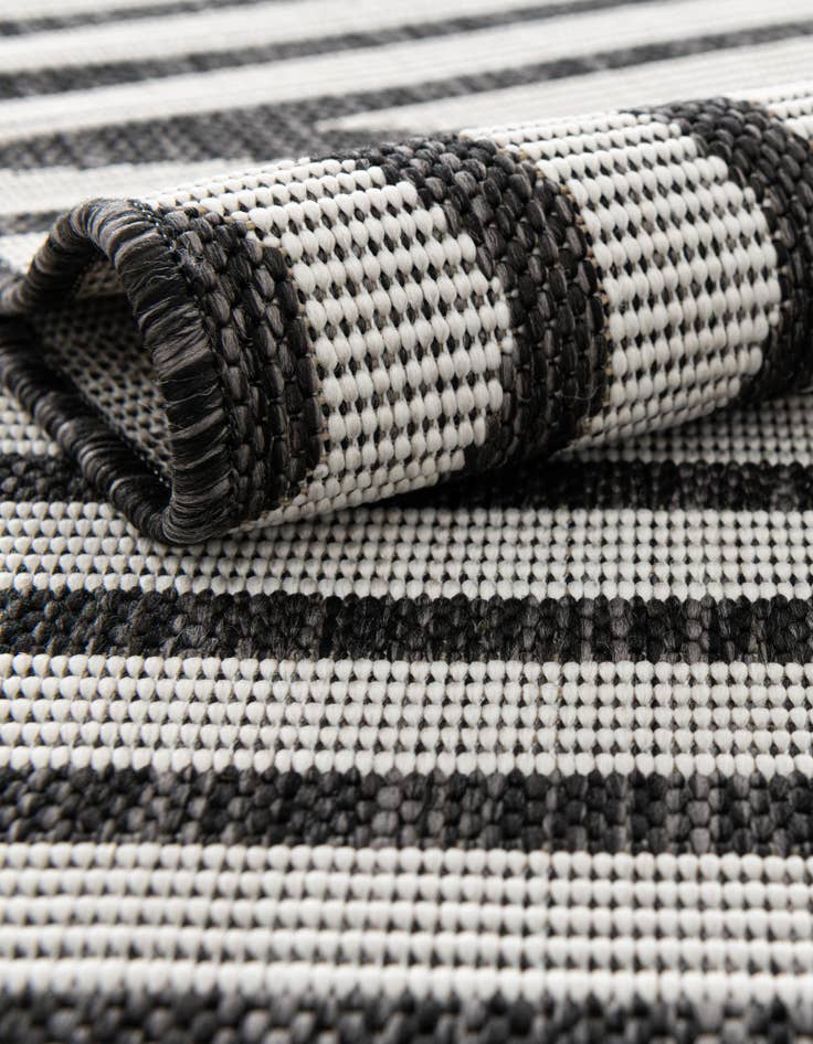 Detail image of  2' x 5' 3  Washable Modern Indoor / Outdoor Runner Rug