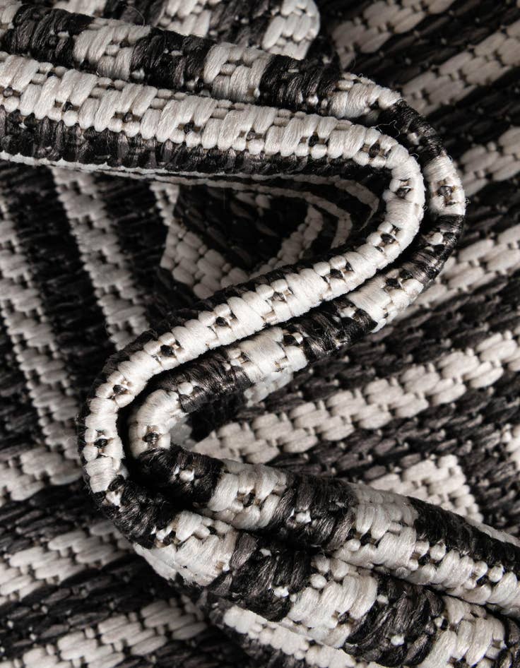 Detail image of  2' x 4'  Washable Modern Indoor / Outdoor Runner Rug